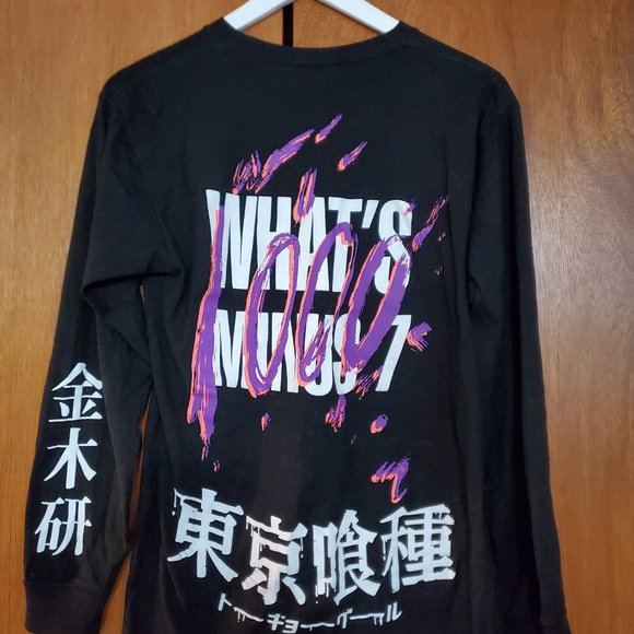 Tokyo Ghoul for Hot Topic 1000-7 Ken Kaneki Anime Long Sleeve T-Shirt - Picture 2 of 2